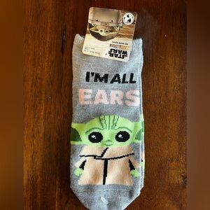 Star Wars YODA no show socks by Disney